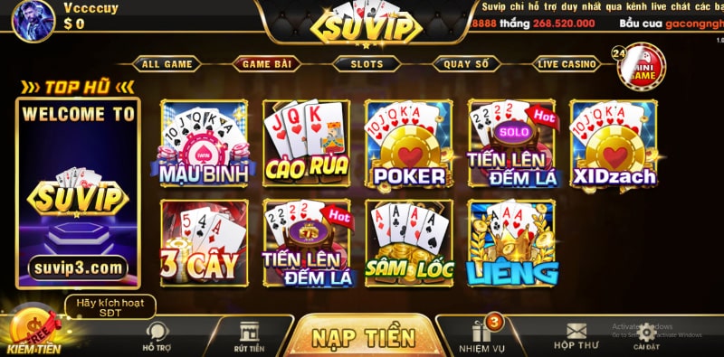 Giới Thiệu Về Cổng Game Suvip Tài Xỉu Uy Tín Nhất 2025 Lời khuyên về cách lựa chọn và đánh giá một cổng game uy tín