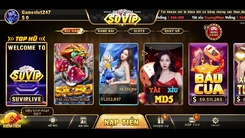 Giới Thiệu Về Cổng Game Suvip Tài Xỉu Uy Tín Nhất 2025 cong game suvip