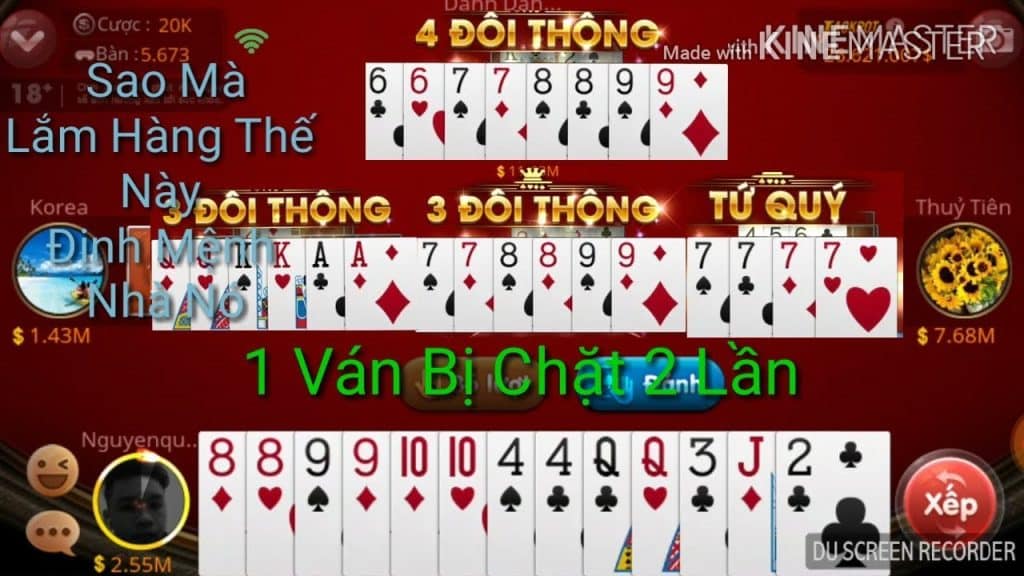 Tứ Quý Có Chặt Được Đôi Heo Không? Luật Chặt Heo Trong Tiến Lên Miền Nam Phân biệt các loại bài tiến lên